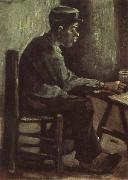 Vincent Van Gogh Peasant Sitting at a Table (nn04)